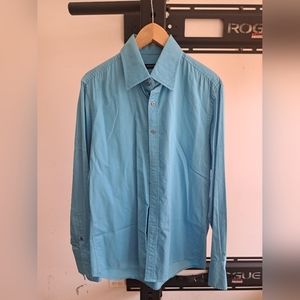 Kenneth Cole Men's large long sleeve button down dress shirt